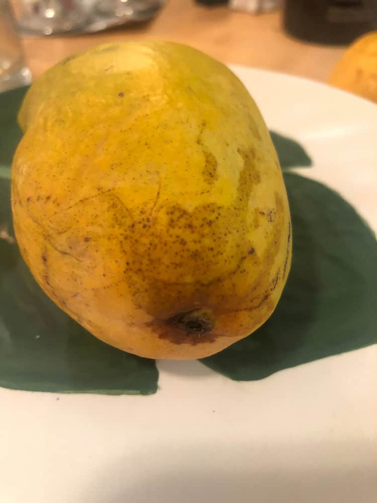 Dark streaks on your mango's skin