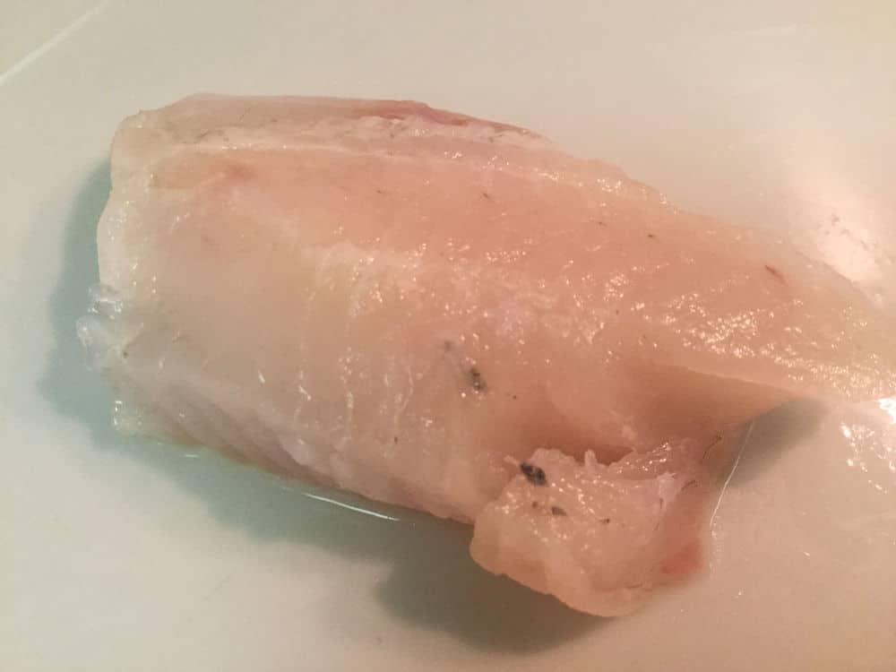 Black stuff on your fish fillet? It may be a little fish skin