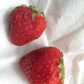 Soft spots on strawberries