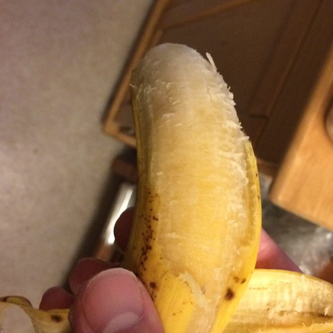 A transluscent banana is still OK to eat