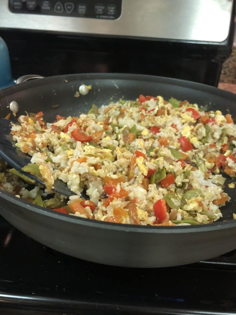 clean out the fridge fried rice