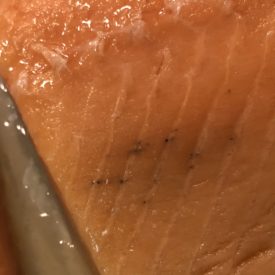 black spots on salmon