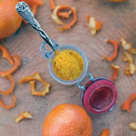 How to dry orange peel
