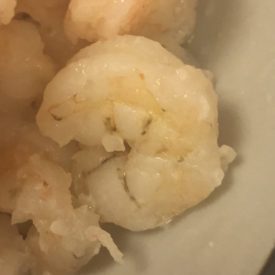 dark lines on shrimp flesh