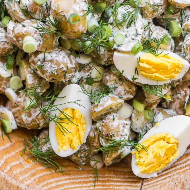 pickle juice potato salad