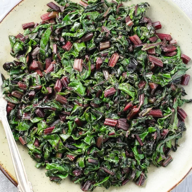 sauted beet greens