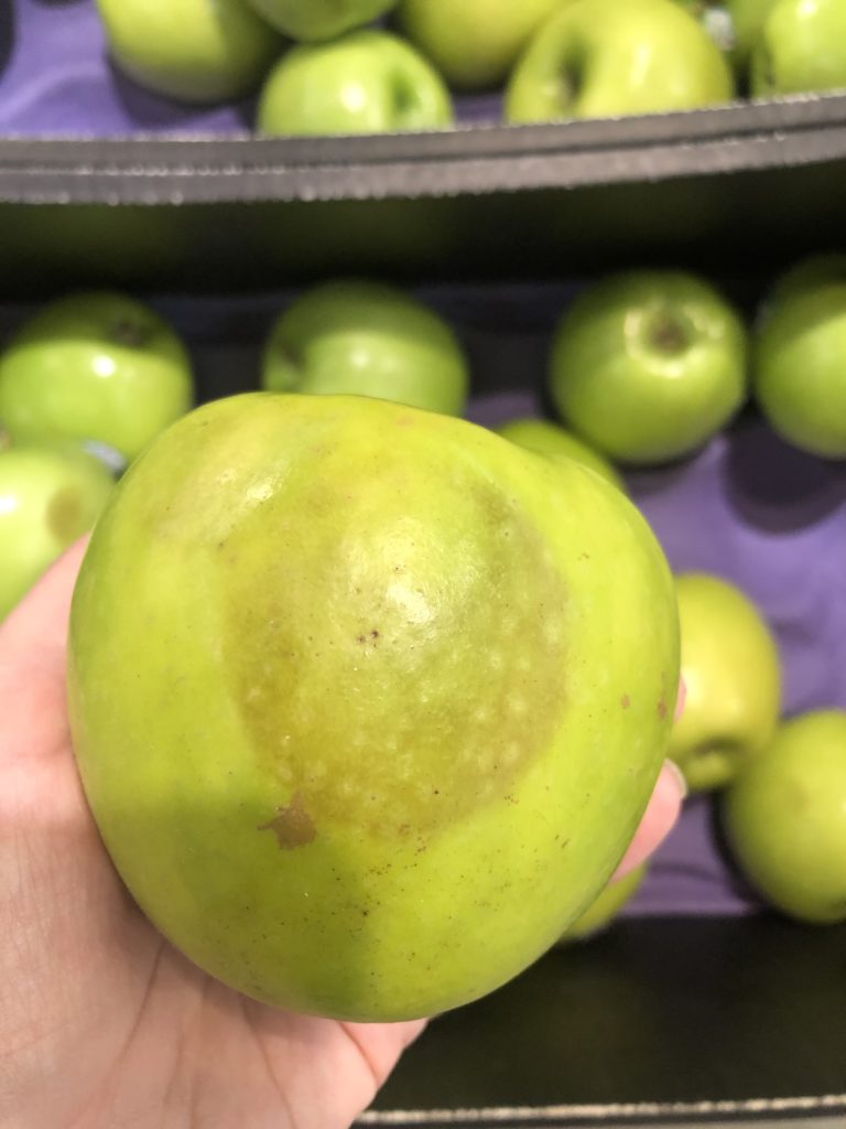 bruised apple