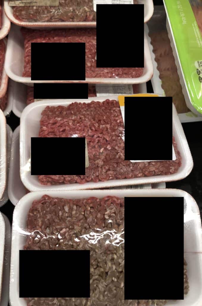 brown ground beef