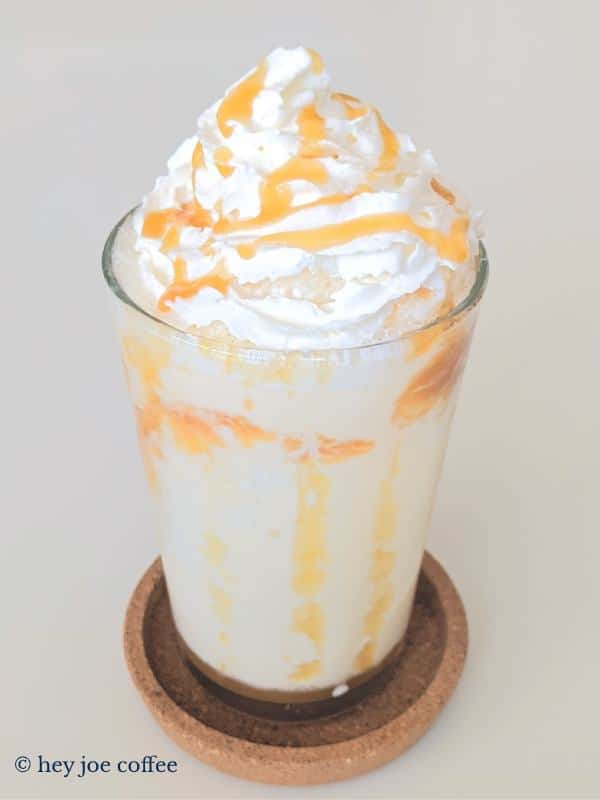 frappaccino made with melted ice cream