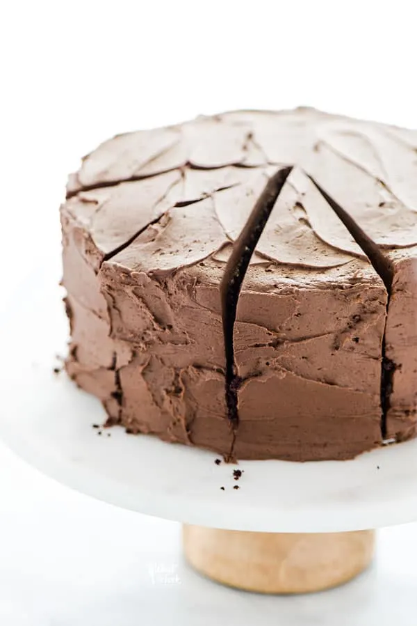 gluten free sourdough discard chocolate cake