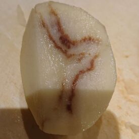 Brown lines in potato