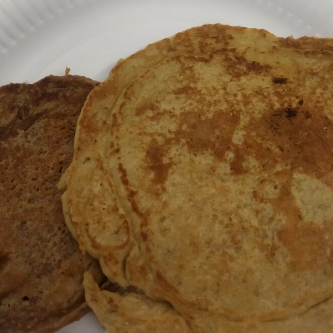 Pancakes that use overripe bananas