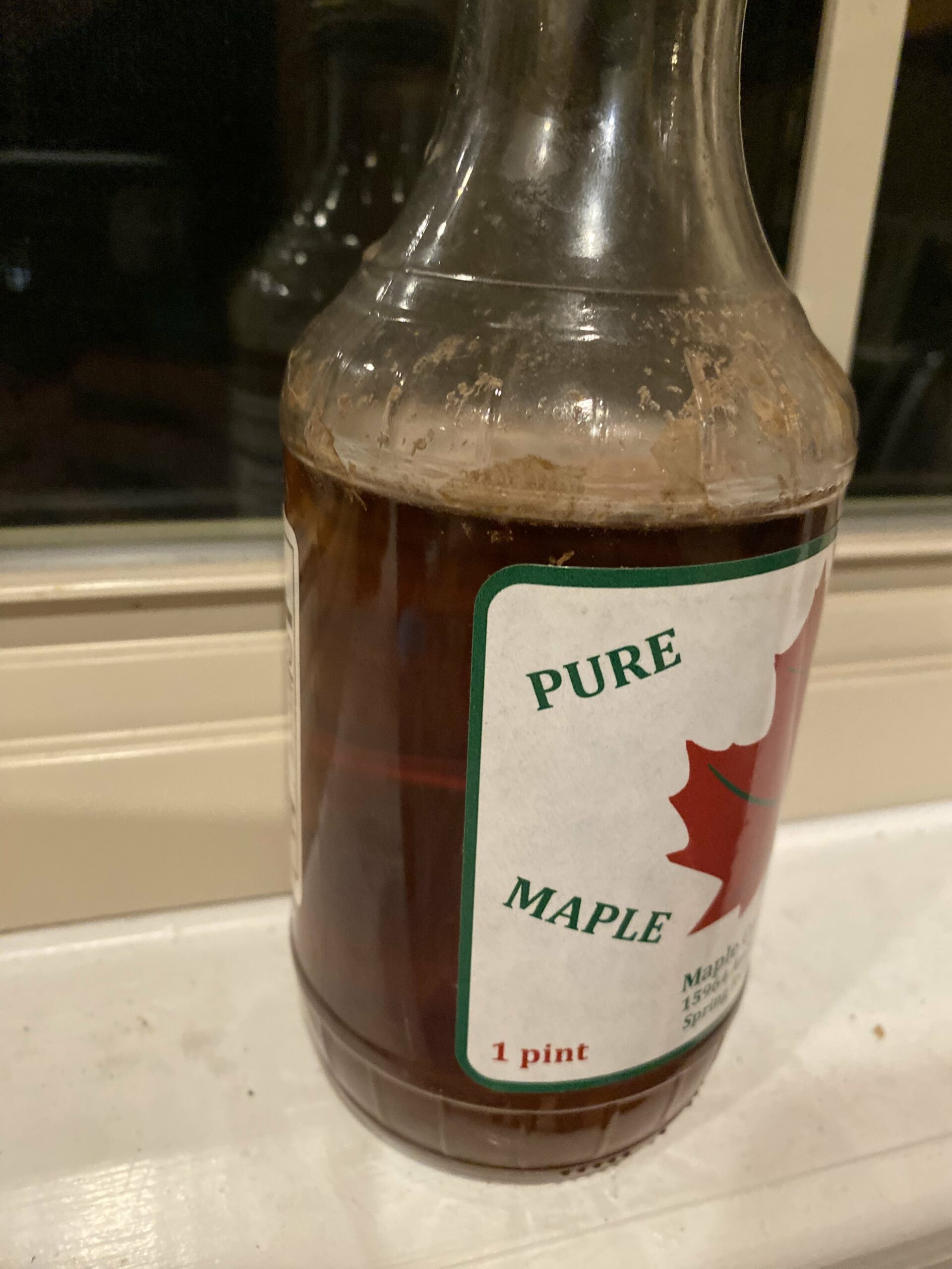 Moldy maple syrup?