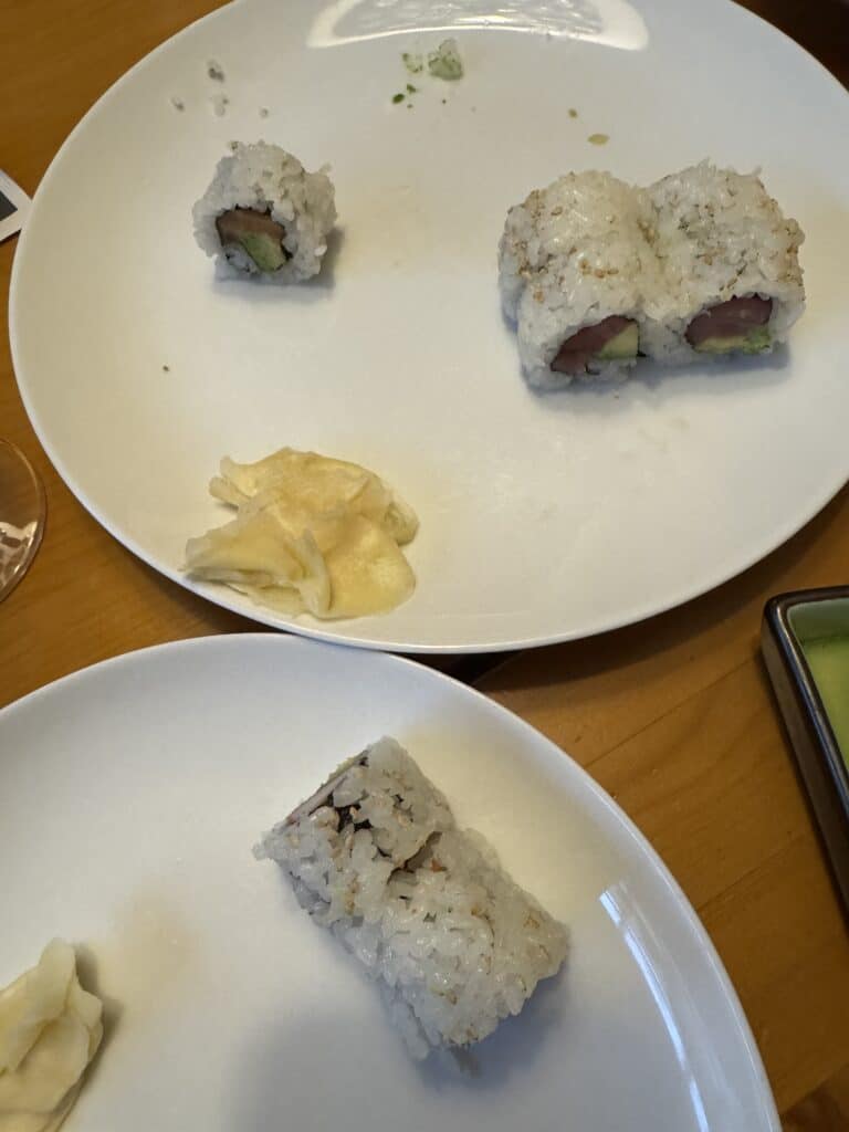 extra sushi