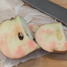 pink in mcintosh apple