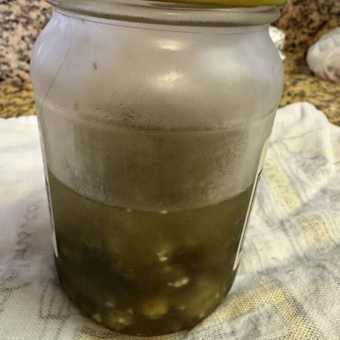 old jar of pickles